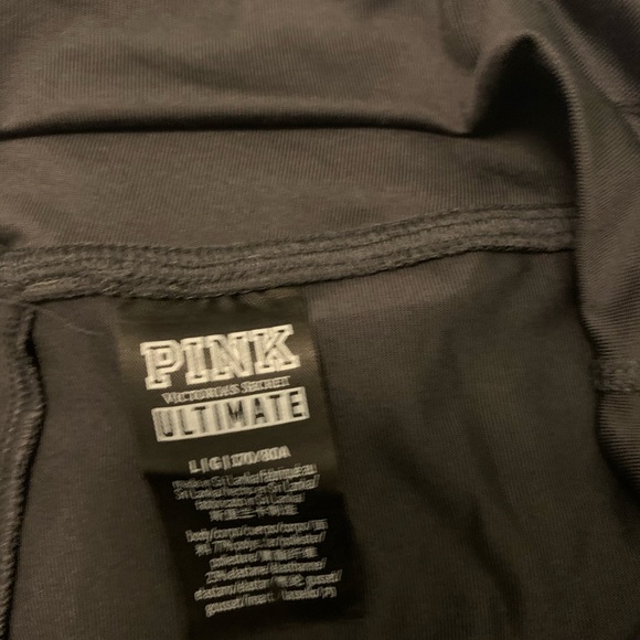 PINK VS Gray Biker Shorts with phone pockets - Picture 2 of 3